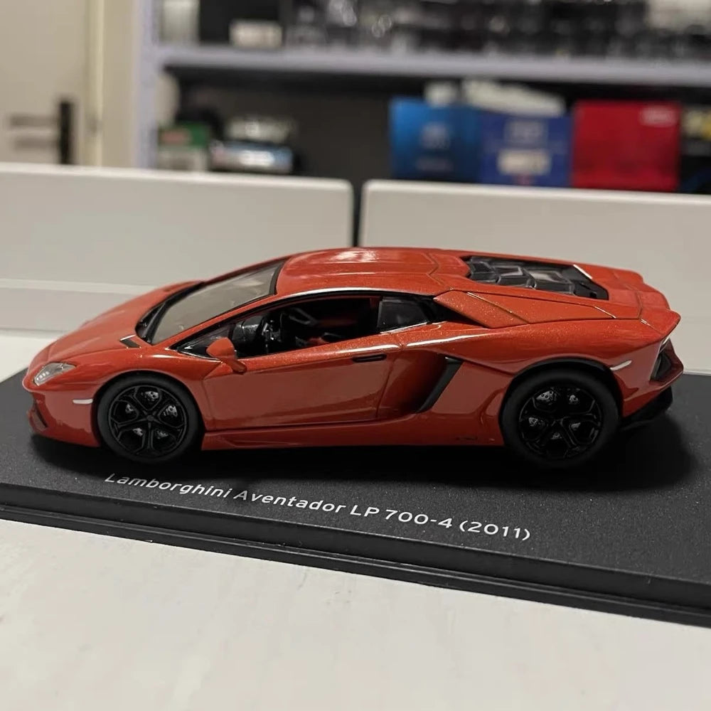 [IXO] 1:43 Lamborghini 2011 Aventador LP700-4 Orange Model Car Die-Cast
