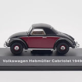 [IXO] 1:43 Volkswagen 1949 Hebmuller Cabriolet Red Model Car Die-Cast
