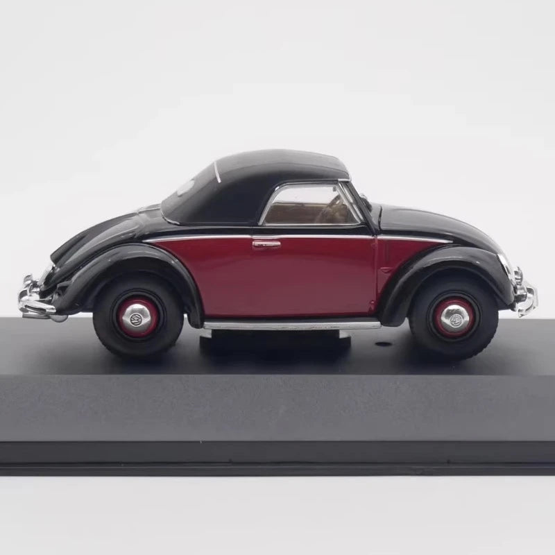 [IXO] 1:43 Volkswagen 1949 Hebmuller Cabriolet rosso modellino di auto Die-Cast