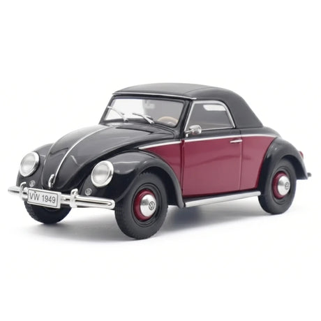 [IXO] 1:43 Volkswagen 1949 Hebmuller Cabriolet レッド モデルカー Die-Cast