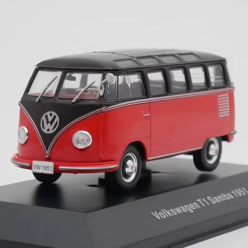 [IXO] 1:43 Volkswagen 1951 T1 Samba Red Model Car Die-Cast