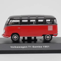 [IXO] 1:43 Volkswagen 1951 T1 Samba Red Model Car Die-Cast