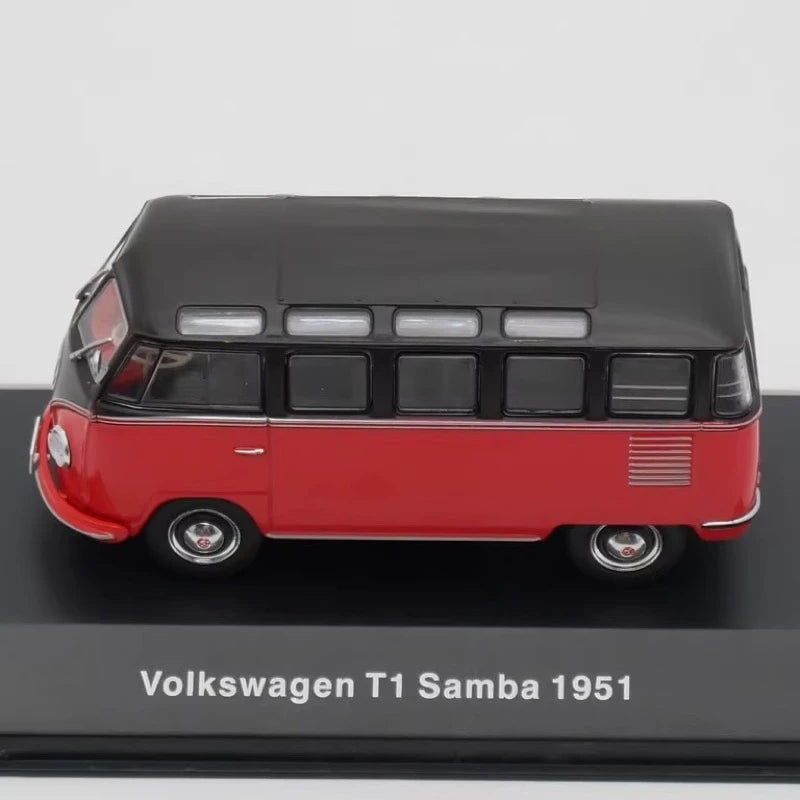 [IXO] 1:43 Volkswagen 1951 T1 Samba Red Model Car Die-Cast