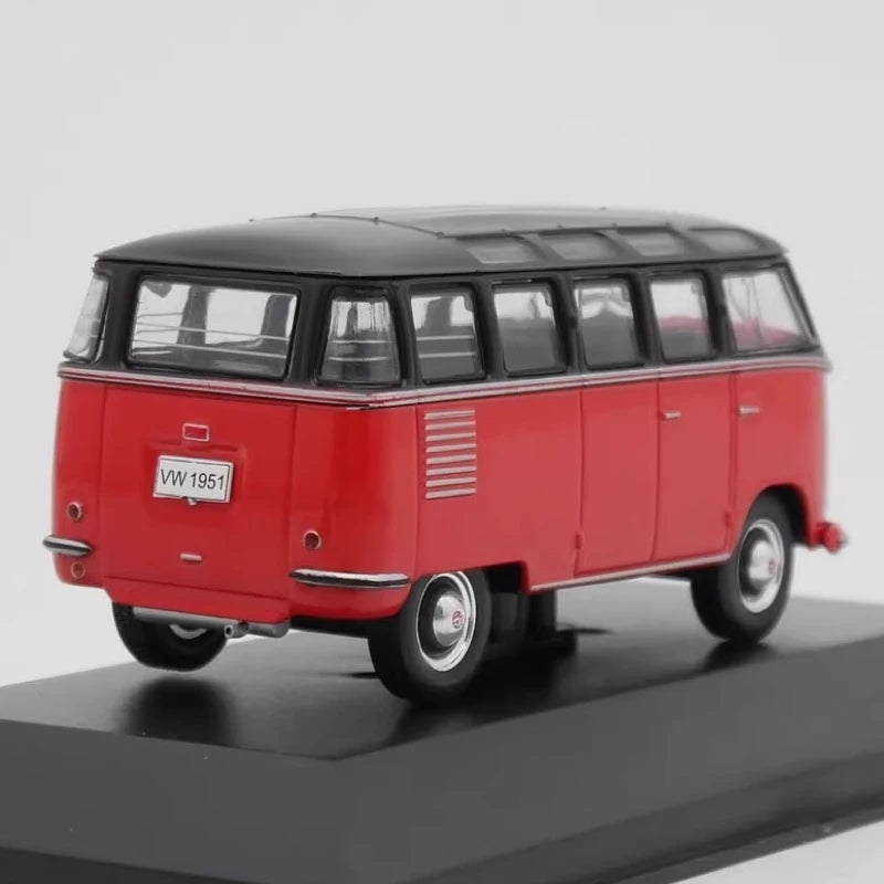 [IXO] 1:43 Volkswagen 1951 T1 Samba Red Model Car Die-Cast