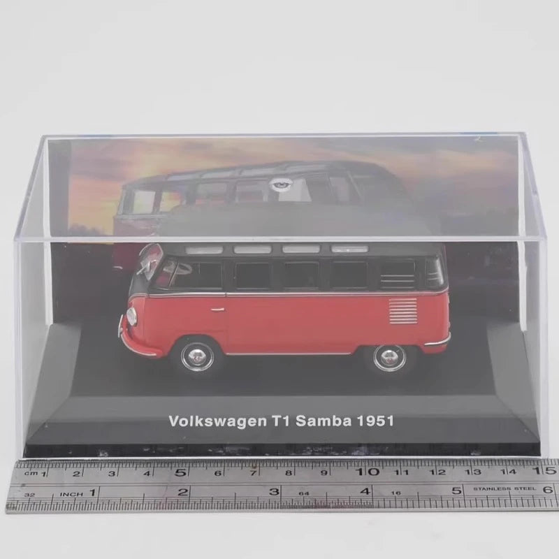 [IXO] 1:43 Volkswagen 1951 T1 Samba Red Model Car Die-Cast