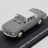 [IXO] 1:43 Volkswagen 1962 Typ 34 Karmann Ghia 1500 Gray Model Car Die-Cast