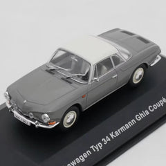 [IXO] 1:43 Volkswagen 1962 Typ 34 Karmann Ghia 1500 Gray Model Car Die-Cast