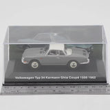 [IXO] 1:43 Volkswagen 1962 Typ 34 Karmann Ghia 1500 Gray Model Car Die-Cast