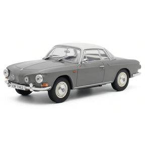 [IXO] 1:43 Volkswagen 1962 Typ 34 Karmann Ghia 1500 Gray Model Car Die-Cast