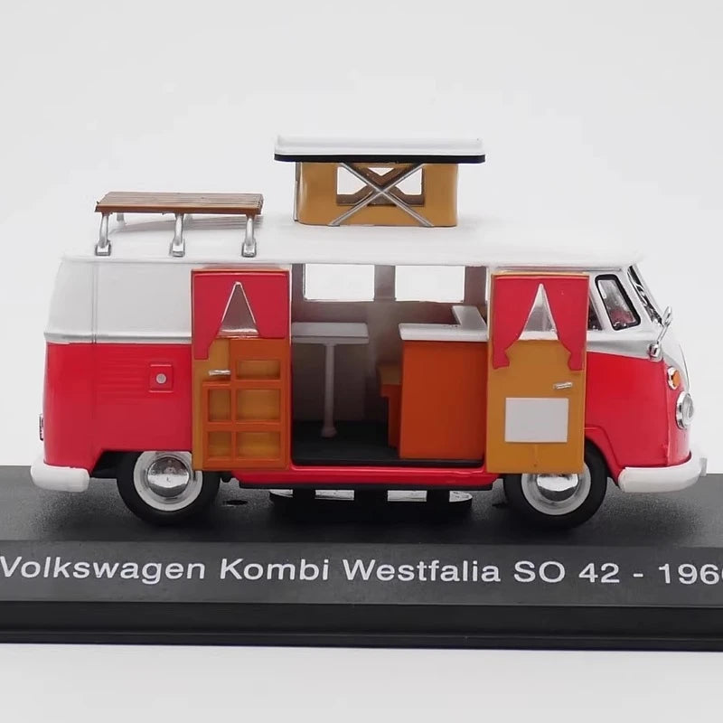 [IXO] 1:43 Volkswagen 1966 Kombi Westfalia SO 42 modellino di auto Die-Cast