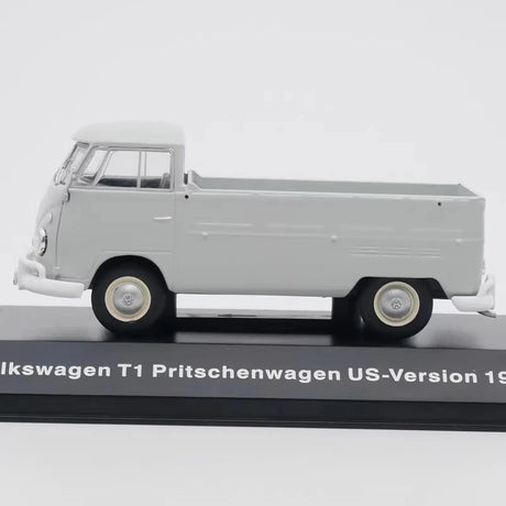 [IXO] 1:43 Volkswagen 1966 T1 Pritschenwagen US Version モデルカー Die-Cast