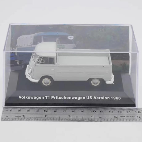[IXO] 1:43 Volkswagen 1966 T1 Pritschenwagen US Version モデルカー Die-Cast