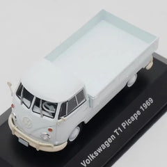 [IXO] 1:43 Volkswagen 1969 T1 Picape White Model Car Die-Cast