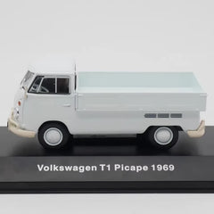 [IXO] 1:43 Volkswagen 1969 T1 Picape White Model Car Die-Cast