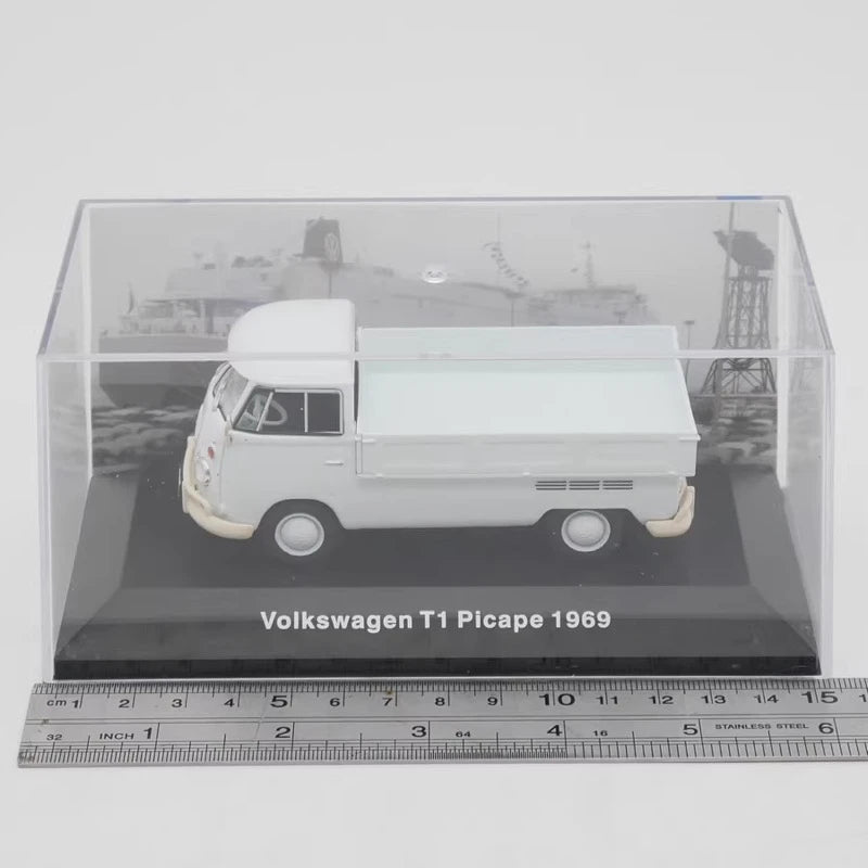 [IXO] 1:43 Volkswagen 1969 T1 Picape White Model Car Die-Cast