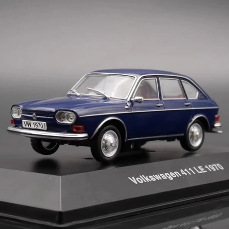 [IXO] 1:43 Volkswagen 1970 411 LE ブルー モデルカー Die-Cast