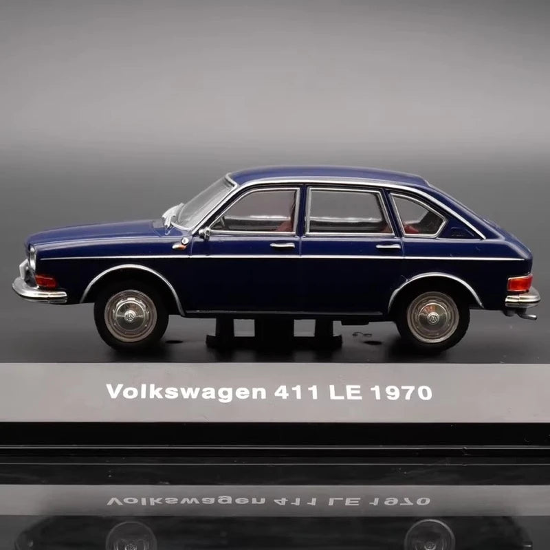 [IXO] 1:43 Volkswagen 1970 411 LE ブルー モデルカー Die-Cast