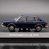 [IXO] 1:43 Volkswagen 1970 411 LE ブルー モデルカー Die-Cast