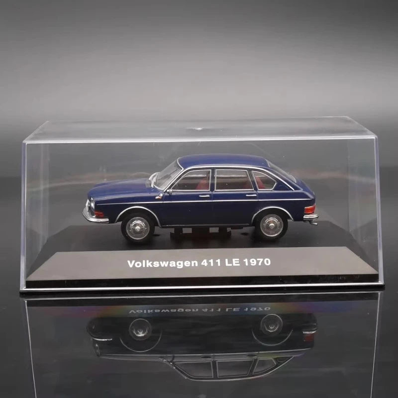 [IXO] 1:43 Volkswagen 1970 411 LE Blue Model Car Die-Cast