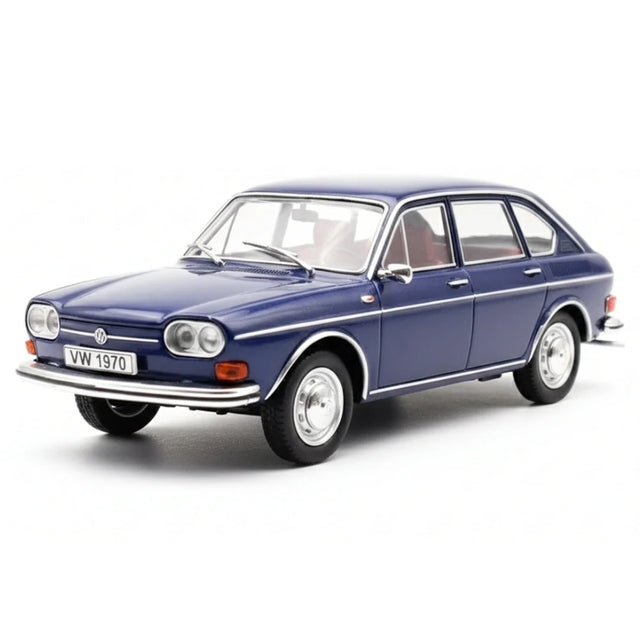 [IXO] 1:43 Volkswagen 1970 411 LE ブルー モデルカー Die-Cast