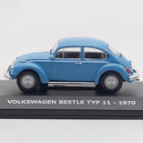 [IXO] 1:43 Volkswagen 1970 Beetle Typ 11 Blue Model Car Die-Cast