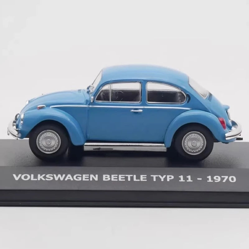 [IXO] 1:43 Volkswagen 1970 Beetle Typ 11 ブルー モデルカー Die-Cast