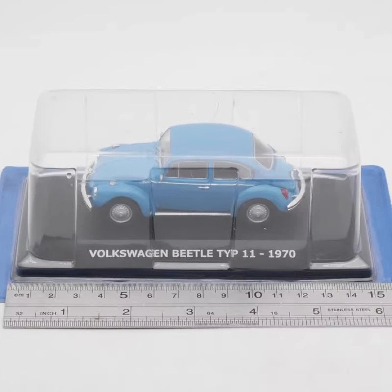 [IXO] 1:43 Volkswagen 1970 Beetle Typ 11 ブルー モデルカー Die-Cast