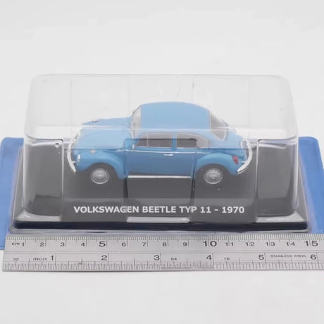 [IXO] 1:43 Volkswagen 1970 Beetle Typ 11 ブルー モデルカー Die-Cast