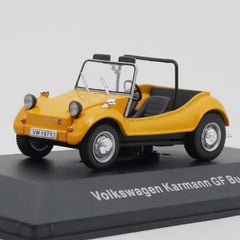 [IXO] 1:43 Volkswagen 1971 Karmann GF Buggy Yellow Model Car Die-Cast