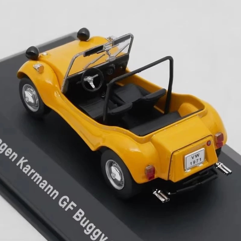 [IXO] 1:43 Volkswagen 1971 Karmann GF Buggy Yellow Model Car Die-Cast
