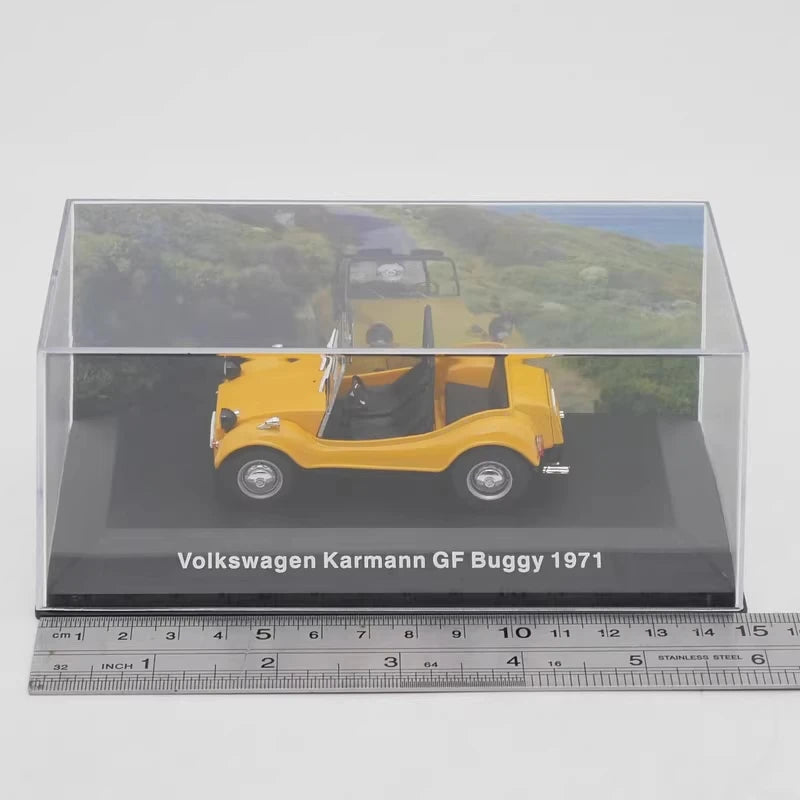 [IXO] 1:43 Volkswagen 1971 Karmann GF Buggy Yellow Model Car Die-Cast