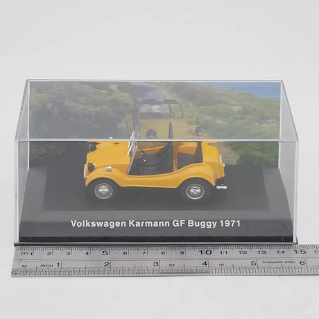 [IXO] 1:43 Volkswagen 1971 Karmann GF Buggy イエロー モデルカー Die-Cast