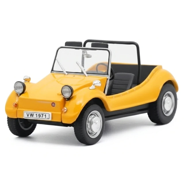 [IXO] 1:43 Volkswagen 1971 Karmann GF Buggy Yellow Model Car Die-Cast