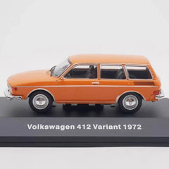 [IXO] 1:43 Volkswagen 1972 412 Variant Orange Model Car Die-Cast