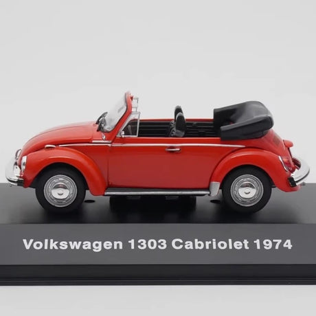 [IXO] 1:43 Volkswagen 1974 1303 Cabriolet レッド モデルカー Die-Cast