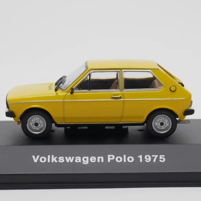 [IXO] 1:43 Volkswagen 1975 Polo Yellow Model Car Die-Cast