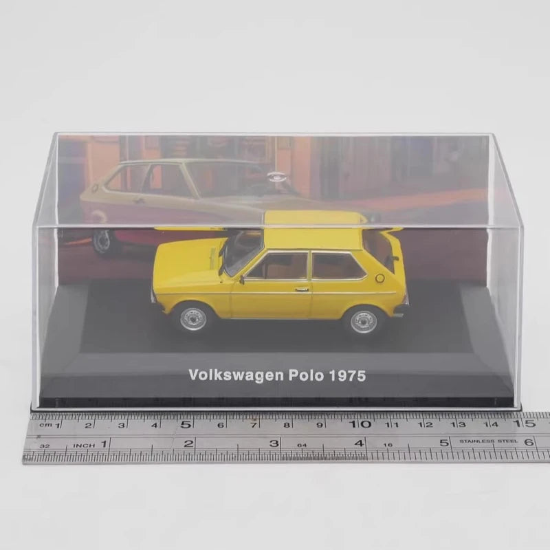 [IXO] 1:43 Volkswagen 1975 Polo Yellow Model Car Die-Cast