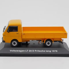 [IXO] 1:43 Volkswagen 1976 LT 28 D Pritsche Yellow Model Car Die-Cast