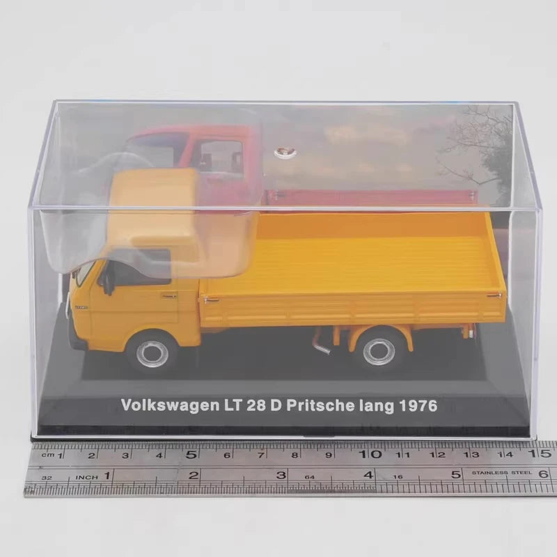 [IXO] 1:43 Volkswagen 1976 LT 28 D Pritsche Yellow Model Car Die-Cast