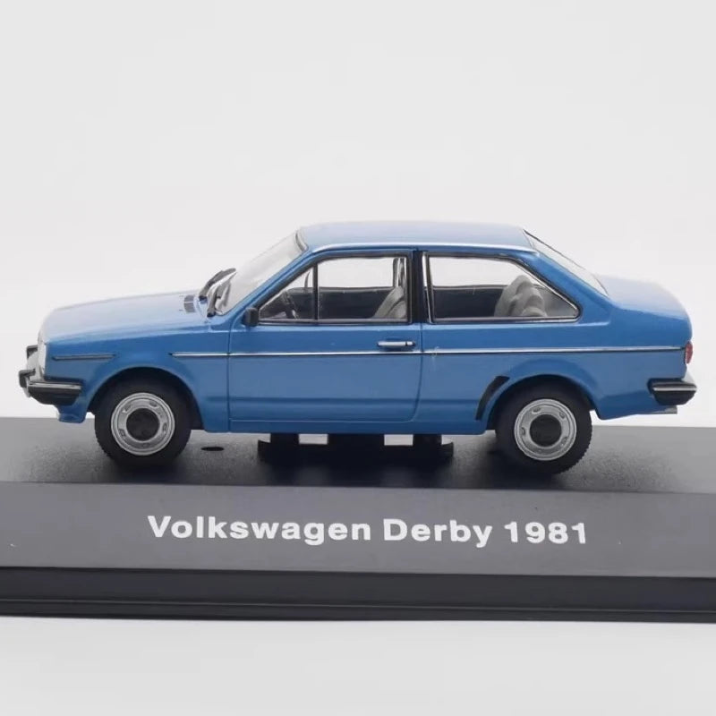 [IXO] 1:43 Volkswagen 1981 Derby Blue Model Car Die-Cast