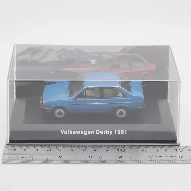 [IXO] 1:43 Volkswagen 1981 Derby Blue Model Car Die-Cast