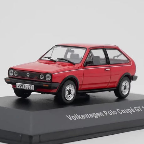 [IXO] 1:43 Volkswagen 1985 Polo GT レッド モデルカー Die-Cast