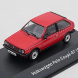 [IXO] 1:43 Volkswagen 1985 Polo GT röd modellbil Die-Cast