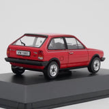 [IXO] 1:43 Volkswagen 1985 Polo GT röd modellbil Die-Cast