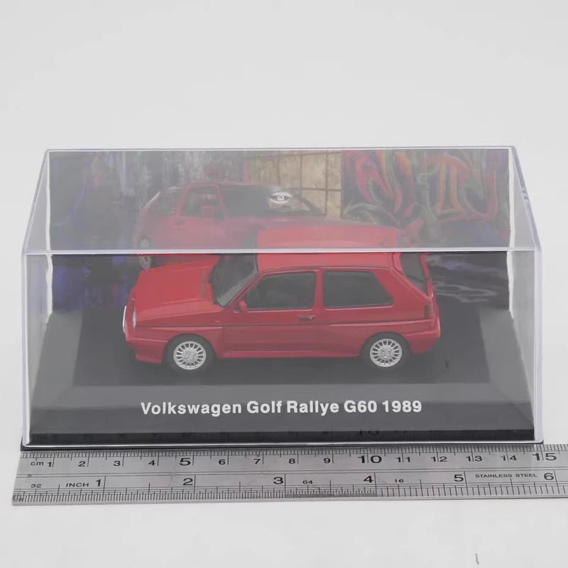 [IXO] 1:43 Volkswagen 1989 Golf Rallye G60 Red Model Car Die-Cast