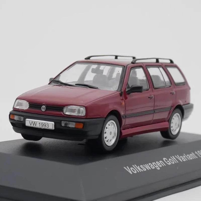[IXO] 1:43 Volkswagen 1993 Golf Variant punainen pienoismalli Die-Cast