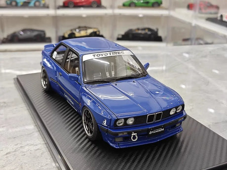 [Ignition] 1:18 BMW 1986 M3 E30 Pandem Rocket Bunny Widebody Blue Model Car Resin