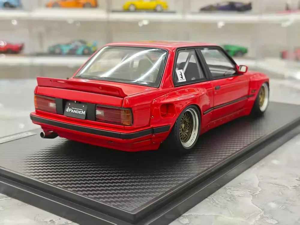 [Ignition] 1:18 BMW 1986 M3 E30 Pandem Rocket Bunny Widebody Red Model Car Resin