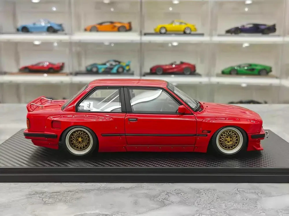 [Ignition] 1:18 BMW 1986 M3 E30 Pandem Rocket Bunny Widebody Red Model Car Resin