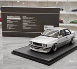 [Ignition] 1:18 BMW 1986 M3 E30 Pandem Rocket Bunny Widebody Silver Model Car Resin
